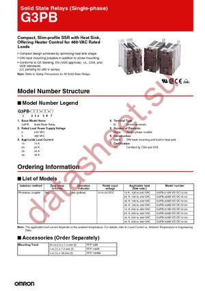 G3PB-215B-VD DC12-24 datasheet  